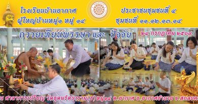 ถวายเทียนพรรษาประจำปี๒๕๖๙ ถวายเทียนพรรษาประจำปี๒๕๖๙
