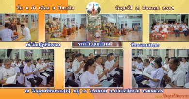 เข้าวัดปฏิบัติธรรม วันธรรมสาวนะ